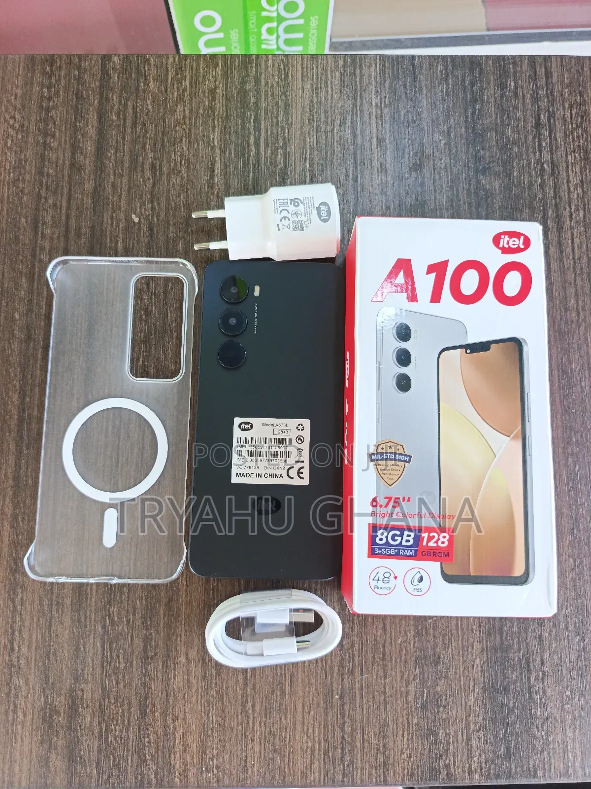 New Itel A100 128 GB Black