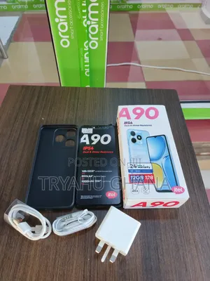 New Itel A90 128 GB Black