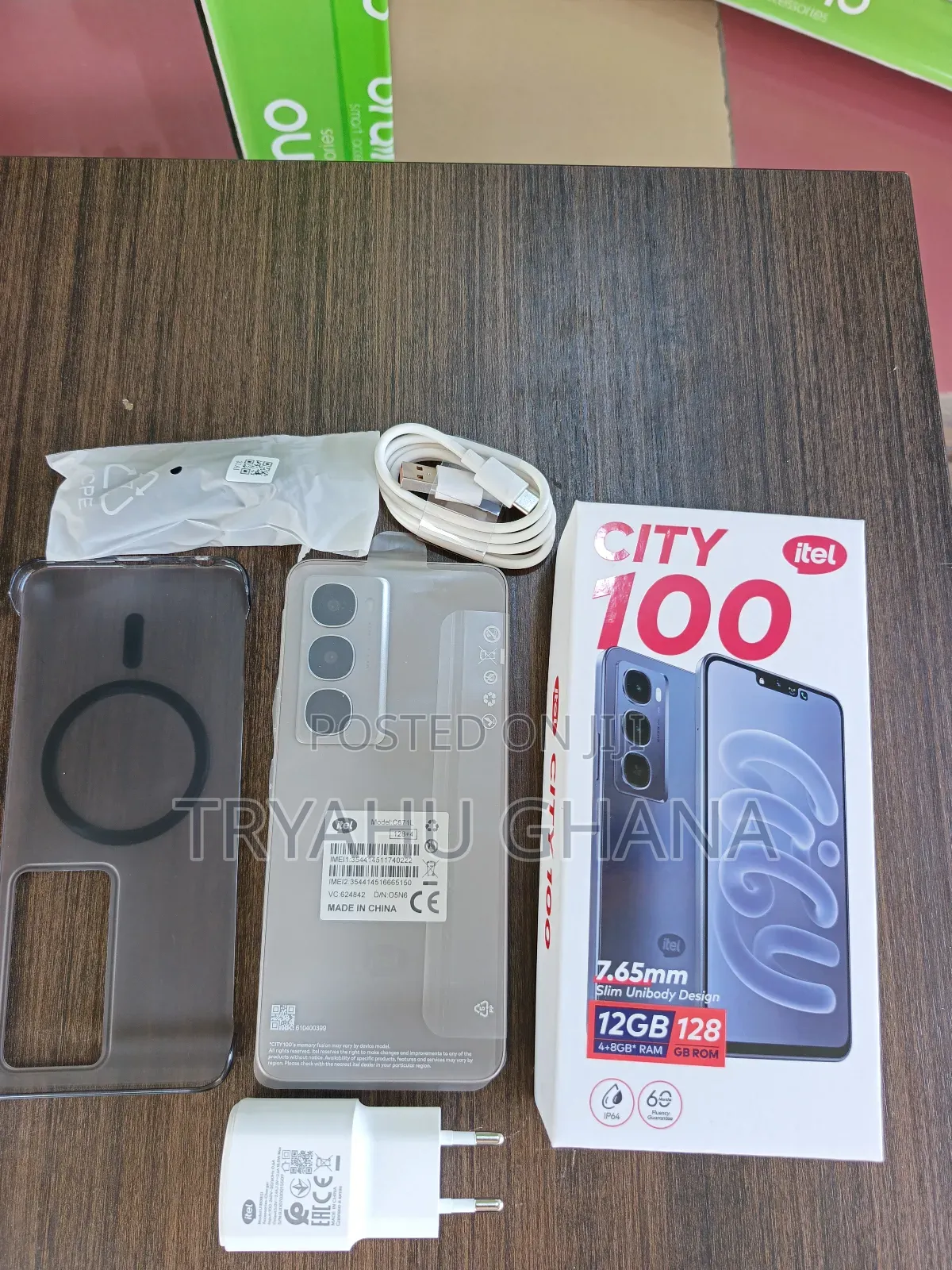 New Itel City 100 128 GB Black