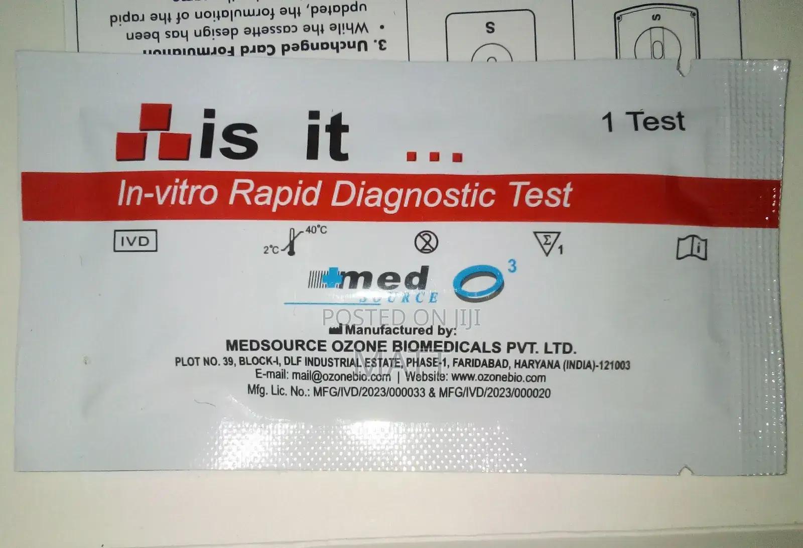 Hiv Test Kit (Easy, Fast and Private)