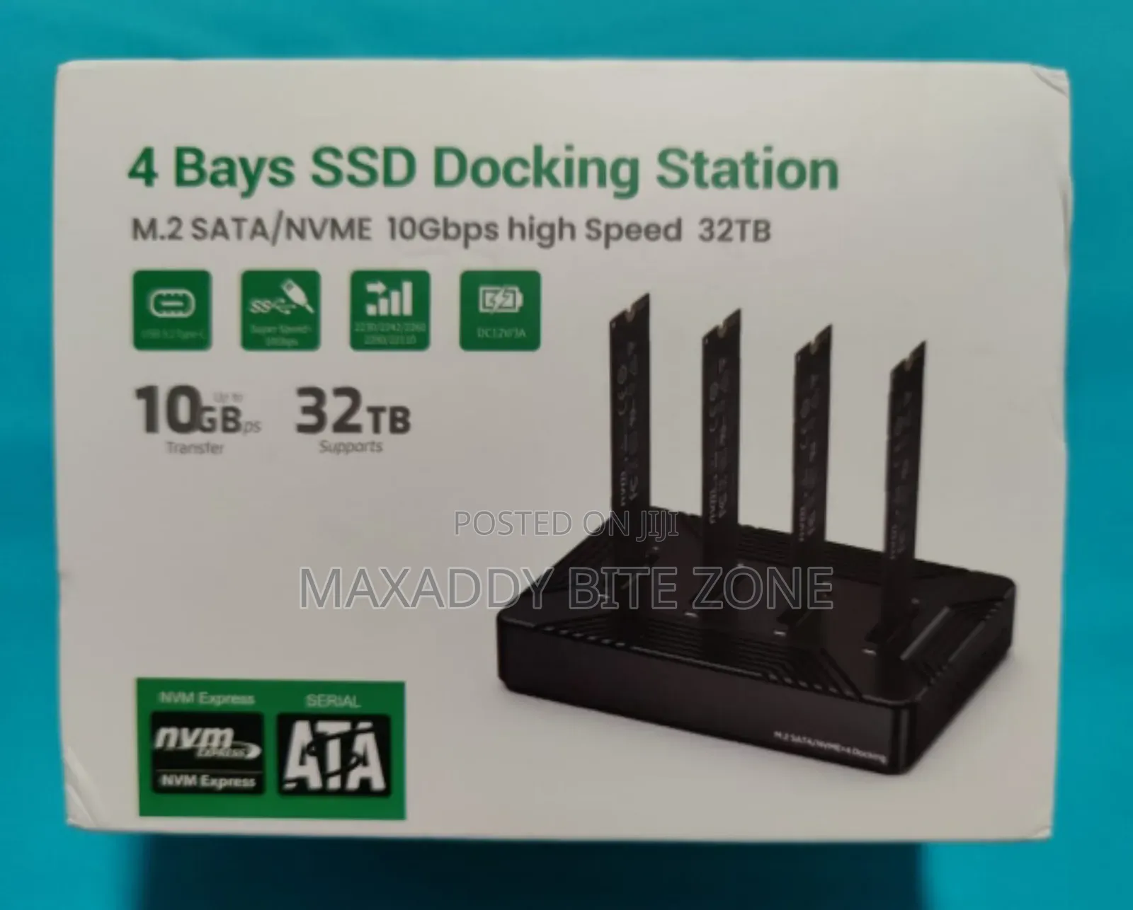 Blueendless 4 Bay M2 Ssd Docking Station Type C M.2 Nvme Sata Ngff