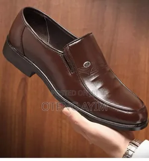 Men Pu Shoe in Box Coffee Colour