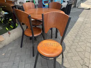 Wooden Round Dining Set(4-1)