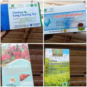 Colon Cleanser, Lungs Clearing Tea, Liver Detox, Infections Removal
