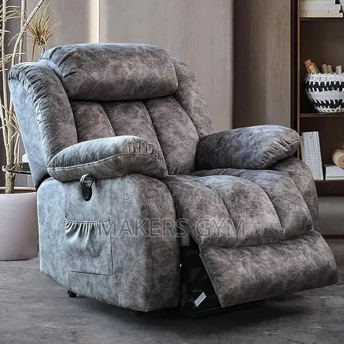 Recliner Sofa (Manual)Fiber Fabric