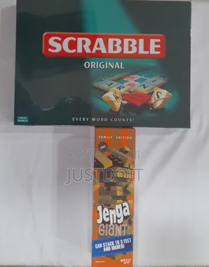 Scrabble + Jenga