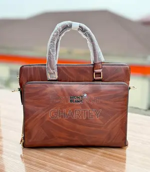 Men’S Leather Laptop Bags Briefcase - In Brown