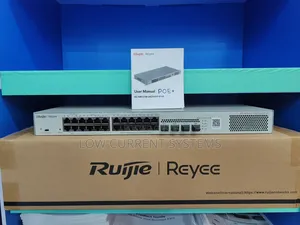 Ruijie 24 Port Interprice Poe+ Switch 370w Free Cloud Managed