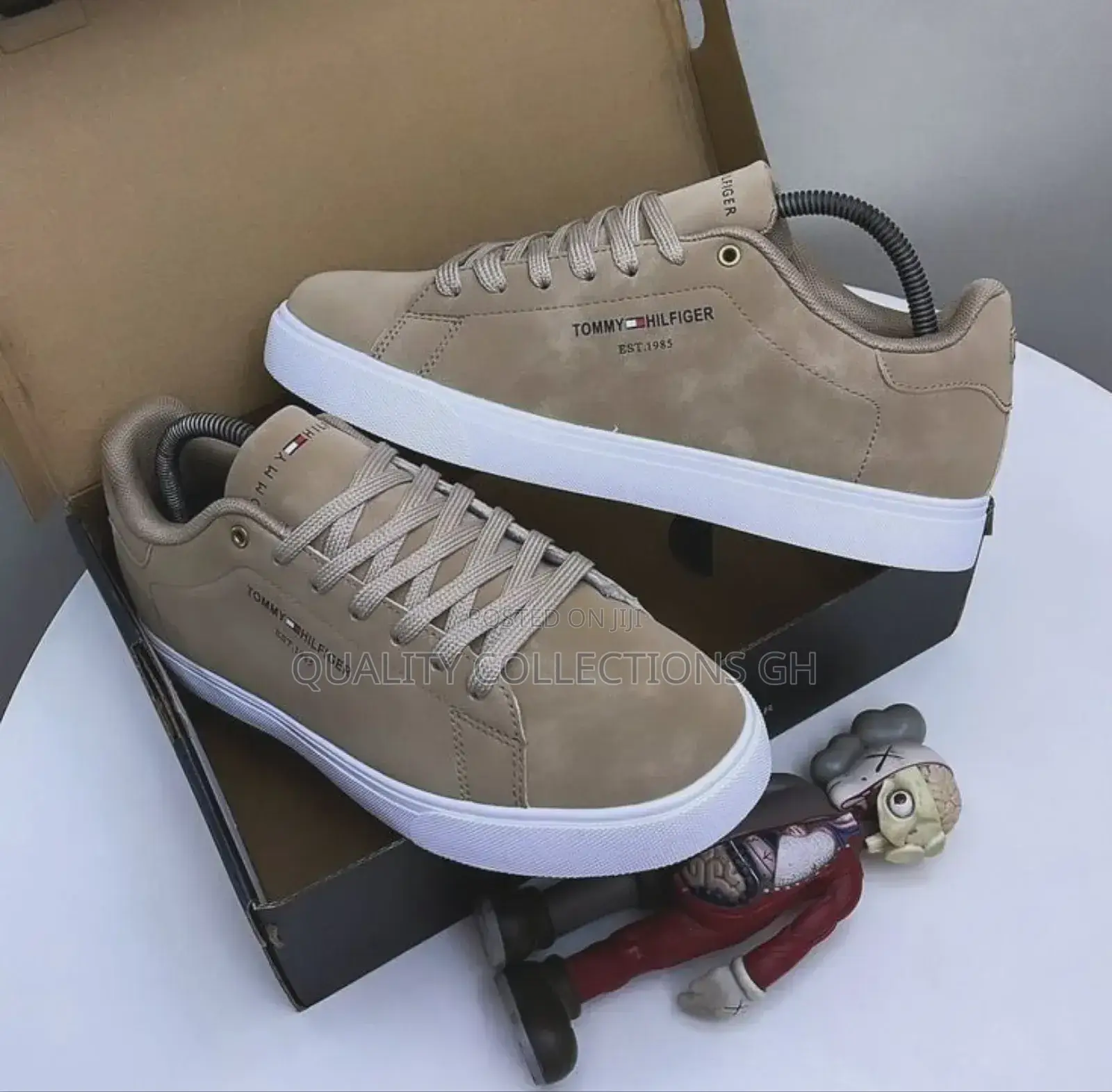 Brown and White Tommy Hilfiger