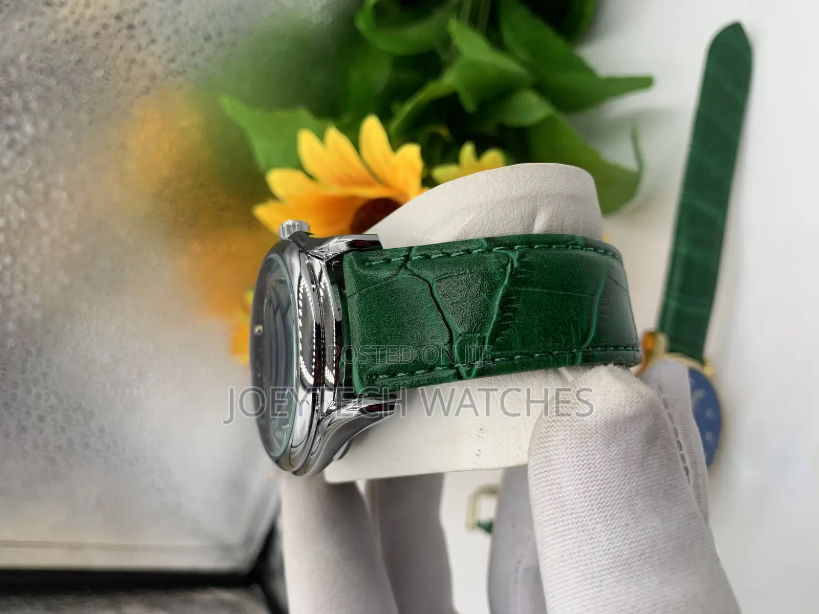 Men Rolex Leather Watches
