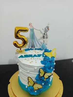 Turquoise Blue Kids Cake