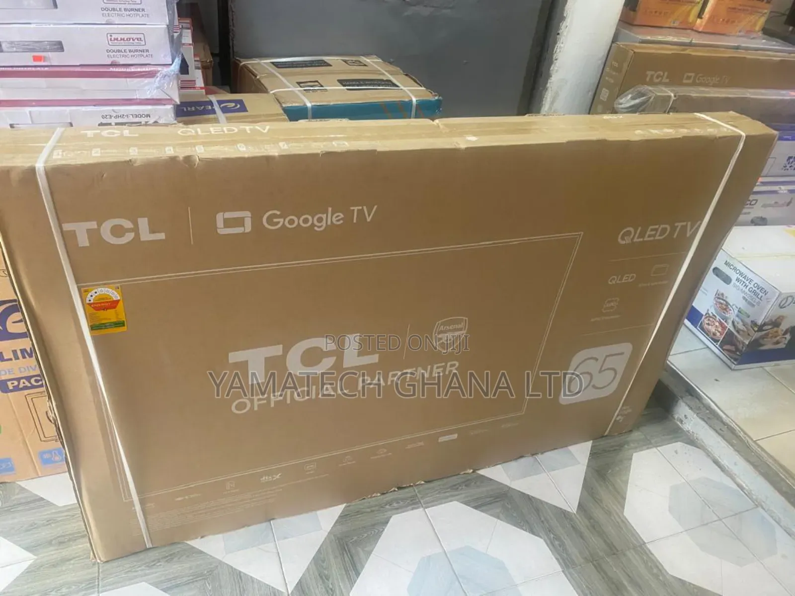Original Tcl 65” Qled Google Smart 4k Tv