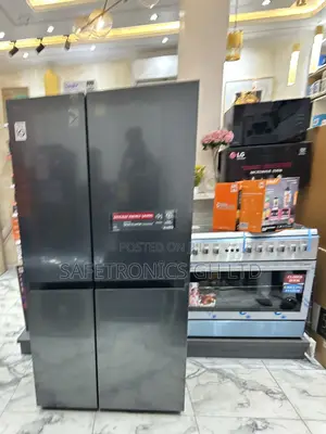 Elegant Smart Lg Side by Side Gc-B257kqjw 674 Liters Grey Freezer