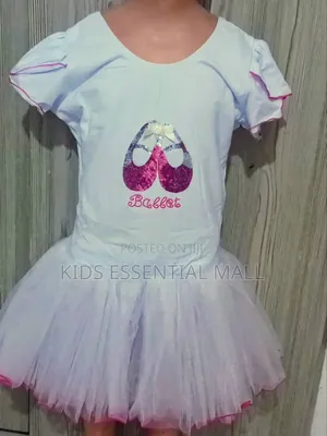 10 to 16 Years White Ballet Dress