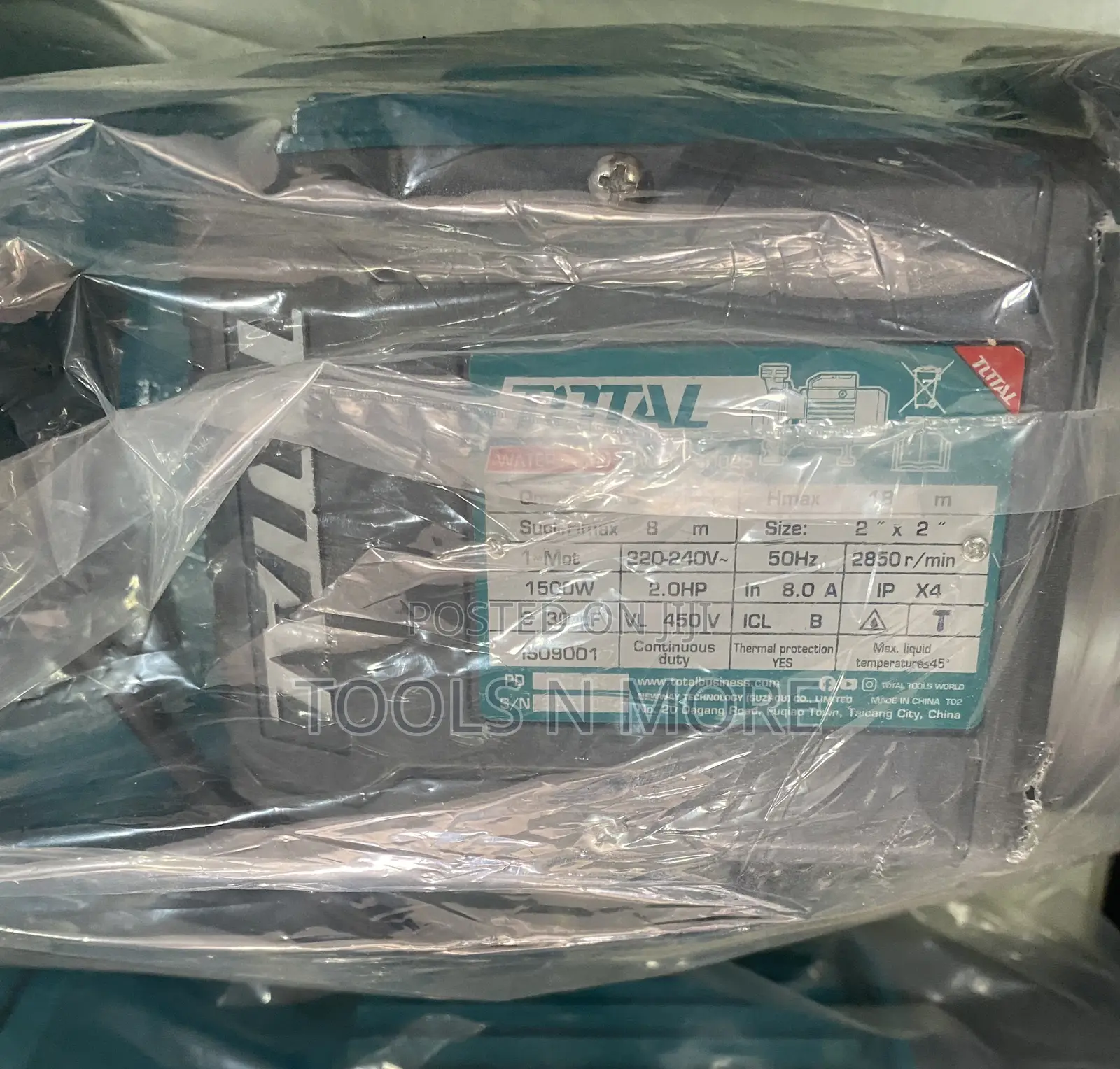 Total Centrifugal Water Pump 2”