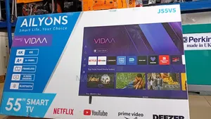 J55v5 Ailyons 55"Tv Digital Satellite Smart Android Uhd 55 Inches