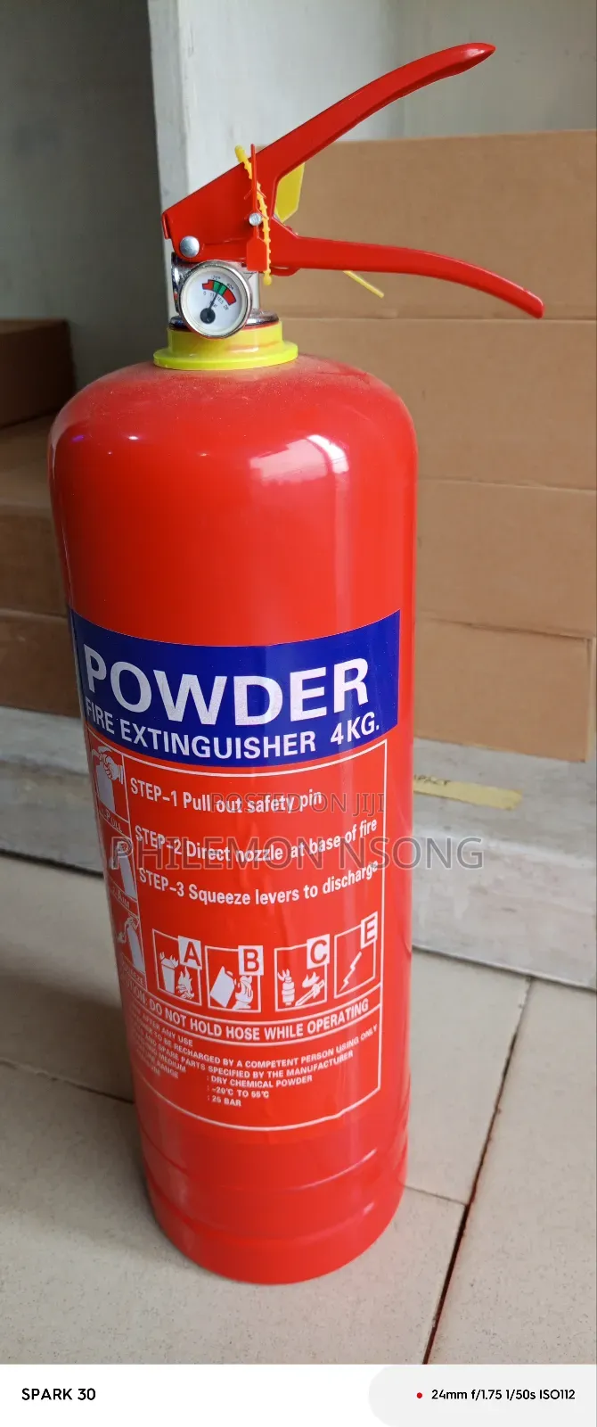 4kg Abc Dry Chemical Powder Fire Extinguisher