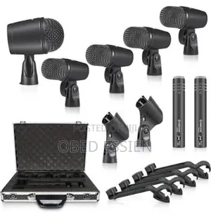 7 Sets of Drums Shure Mics