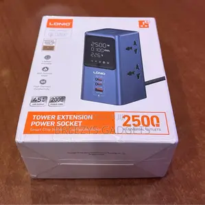 Ldnio Vertical Universal Socket Tower Power Strip Multi Outlets