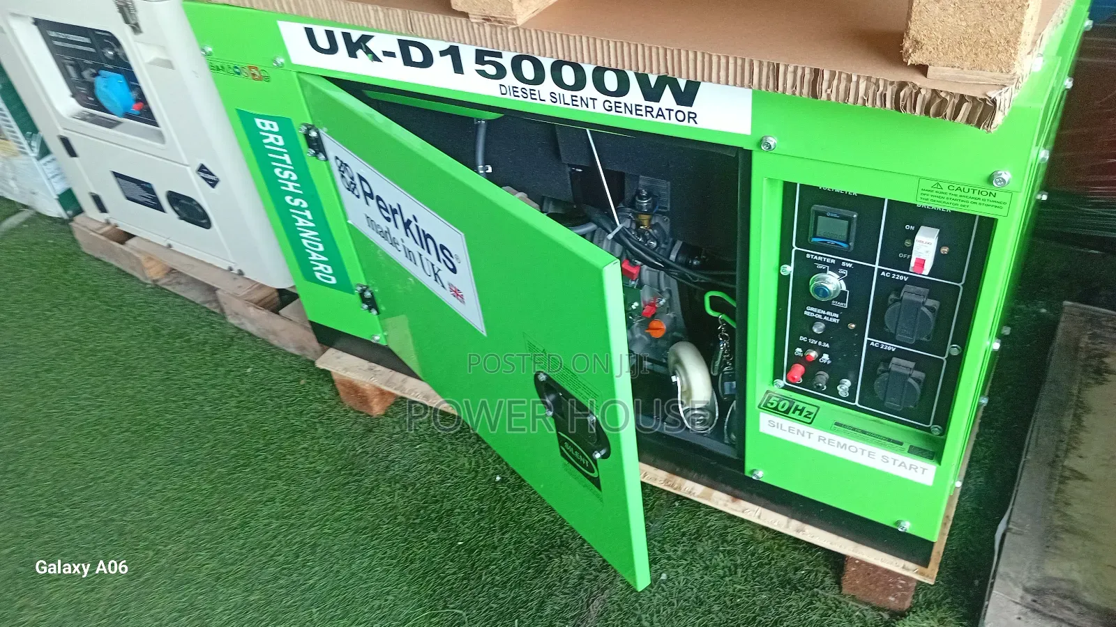 Perkins Uk Made 15kva Silent Generator Remote Start