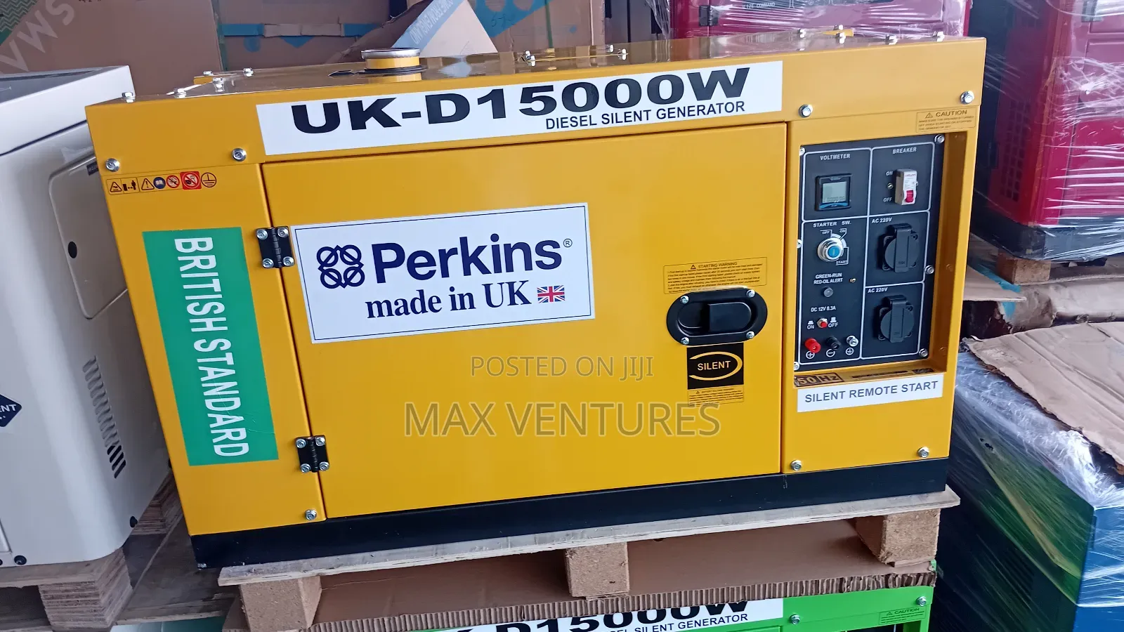 Perkins 15kva Silent Diesel Generator With Remote