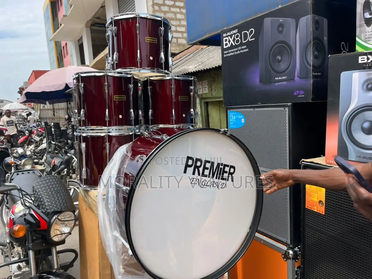 Premier Marching Drum Set