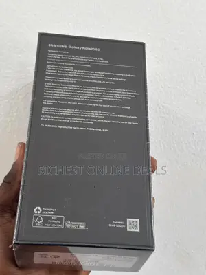 New Samsung Galaxy Note 20 5G 256 GB Black