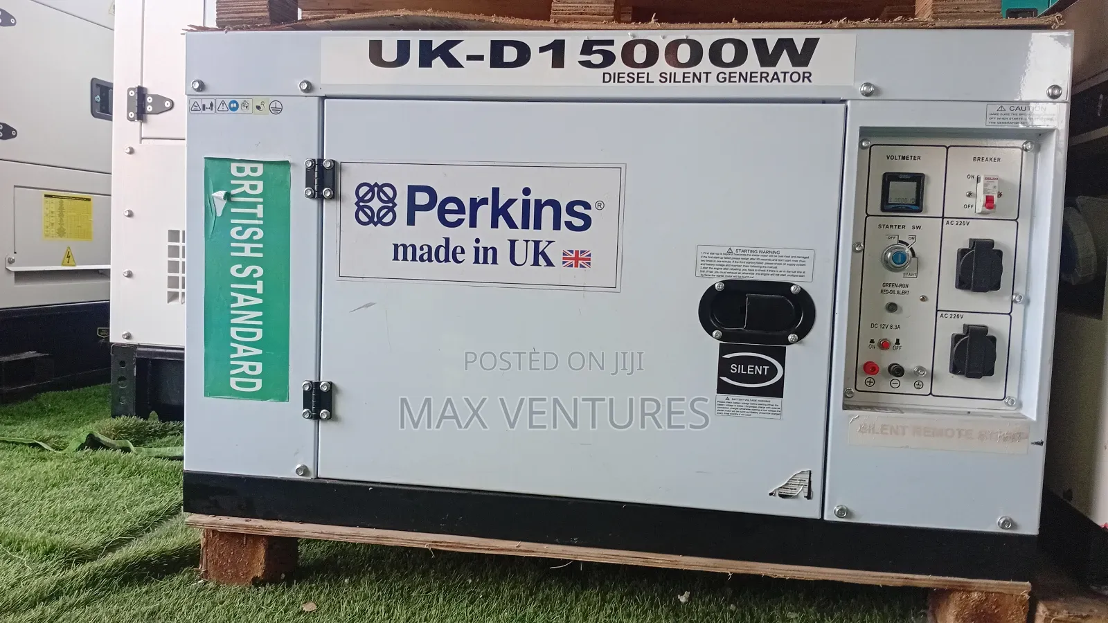 Perkins 15kva Diesel Generator | With R%Emote