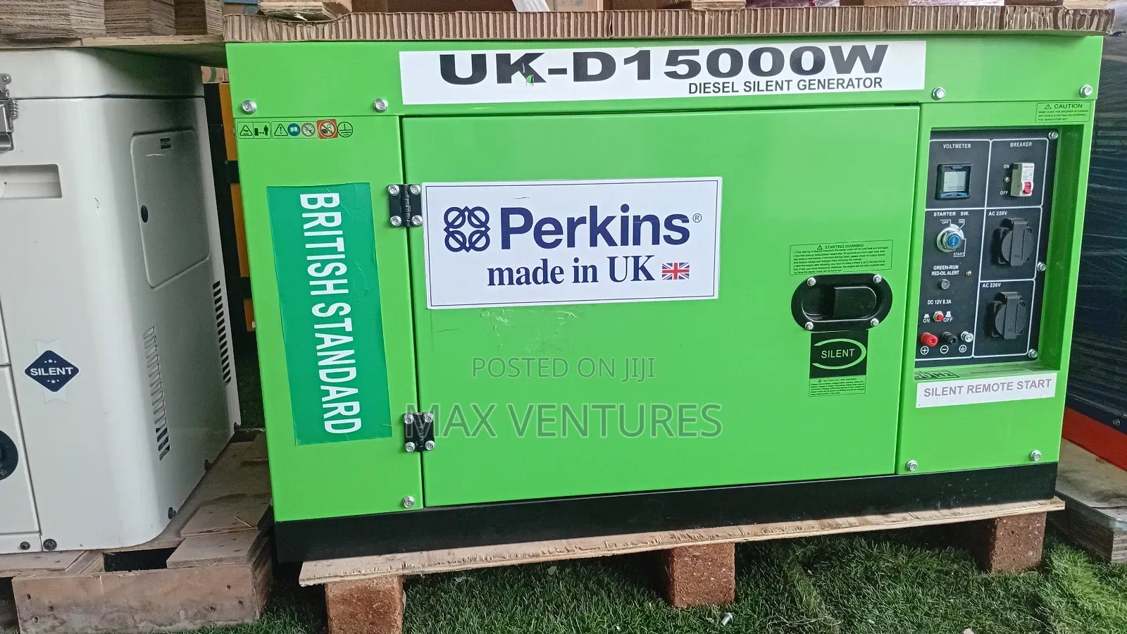 Perkins 15kva Silent Diesel Generator With Remote