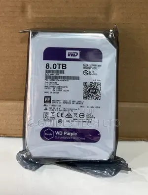 Western Digital (Wd) Purple 8tb Surveillance Hard Drive