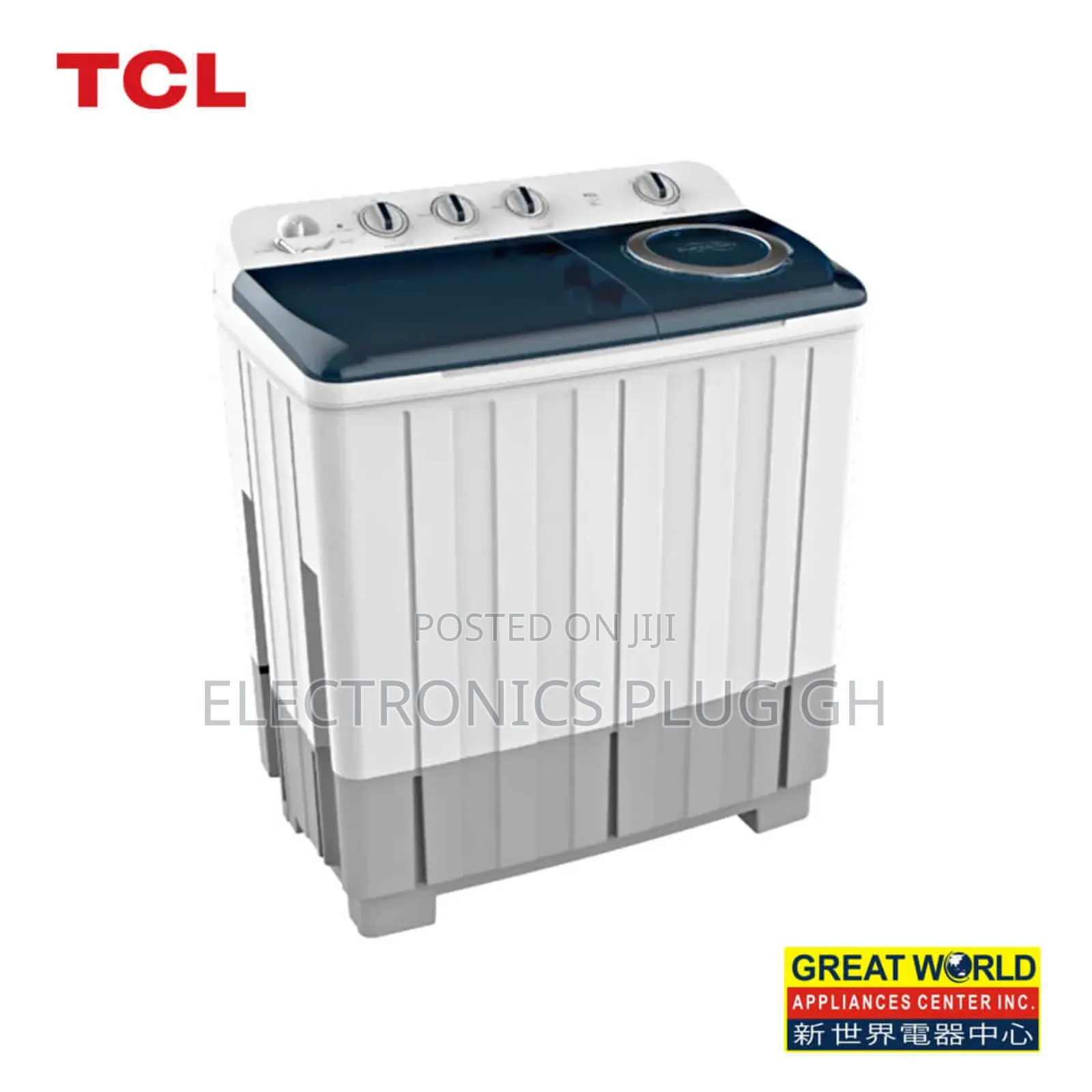 Tcl 10kg Twin Tub Washing Machine