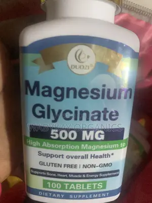 Magnesium Glycinate 100 Tablets, 500mg