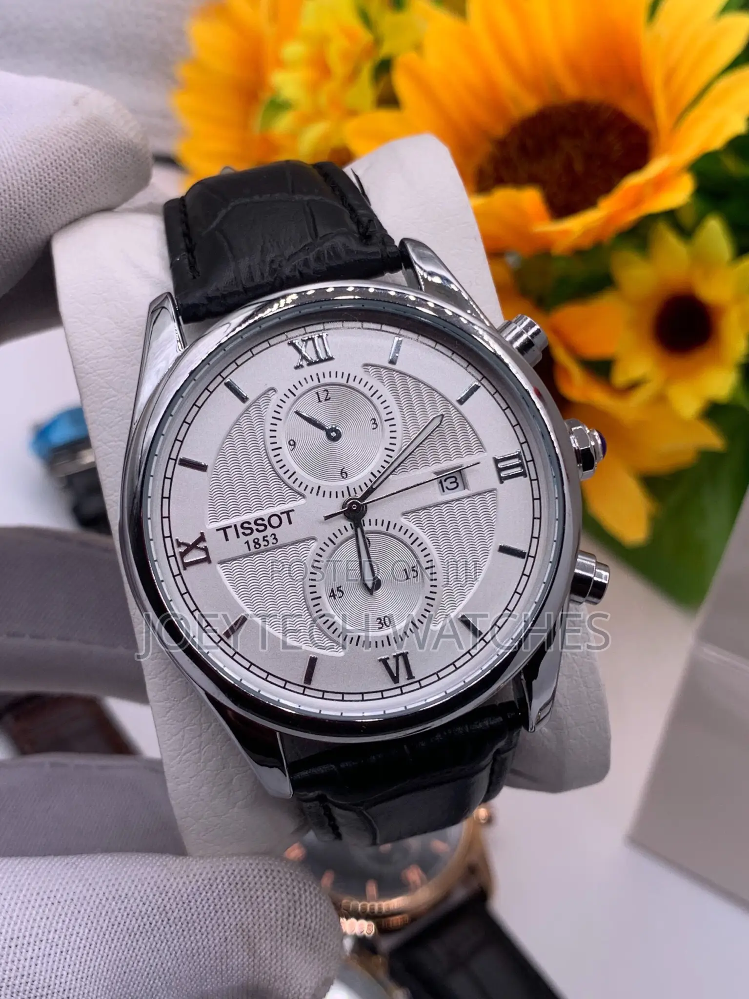 Simple Analog Leather Watch for Corporate ( Tissot)