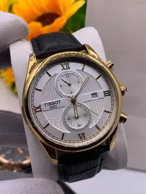 Simple Analog Leather Watch for Corporate ( Tissot)