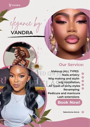 Professional Makeup, Nail, And Hair Styling Installation Services