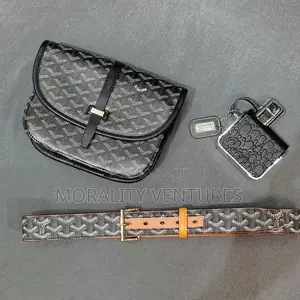 Goyard Side Bag and Belt
