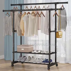 Heavy Duty Clothes Hanging Metal And Adjustable