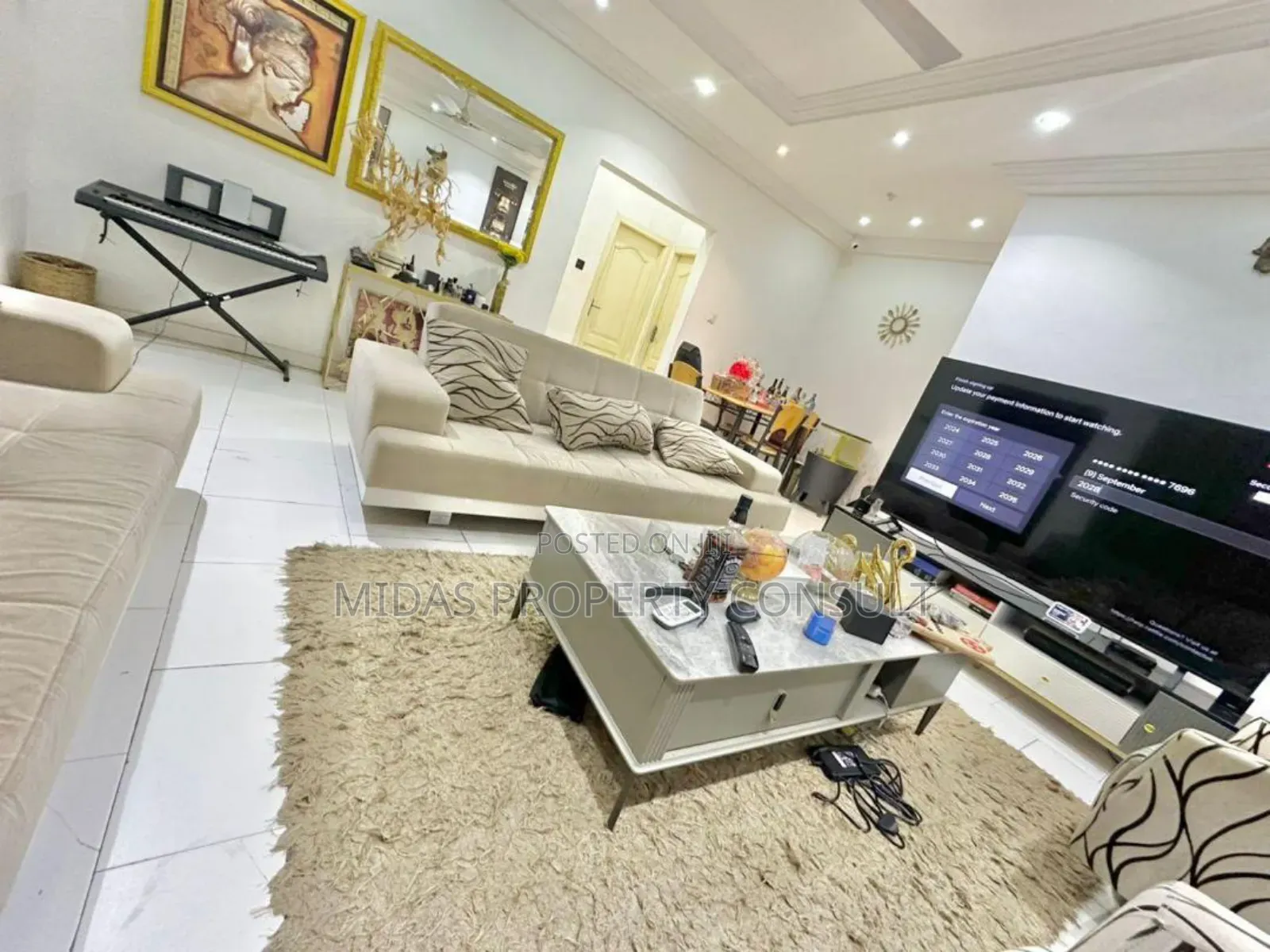 Furnished 2bdrm House in Adom City Estate, Community 25 for sale