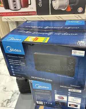 Order Unique Electric Black Midea Countertop 20 Liters Microwave