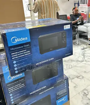 Shop New Midea Sleek Electric Countertop Black 20l Microwave Oven