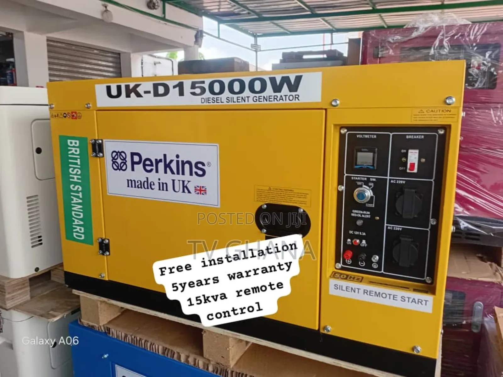 Perkins 15kva Diesel Generator – Remote Control Start