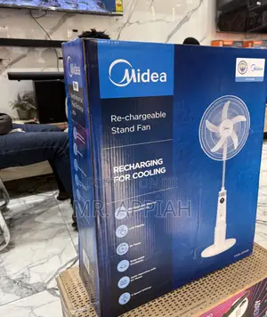 Original Midea 18 Inch Rechargeable Standing Fan 