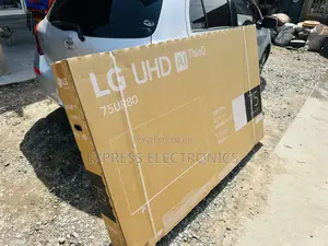 Ultra Slim Sleek Black Lg Uhd Smart Glossy 75”Ur78003