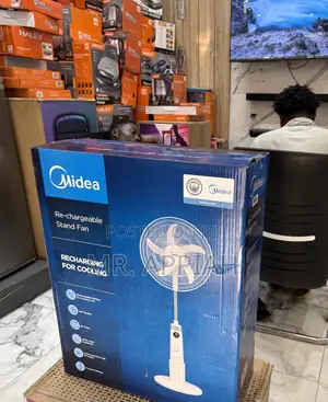 Choose Original Midea 18 Inch Rechargeable Standing Fan 
