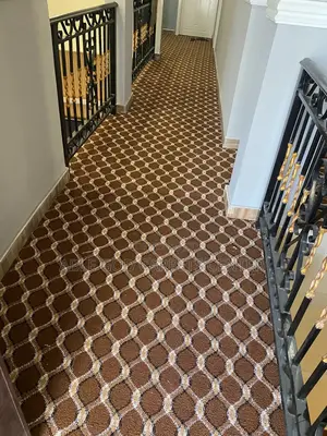 Luxury Brown Woolen Carpet -Modern Design for Living Room and Floors