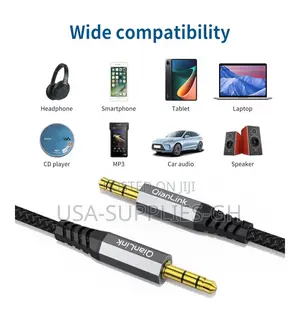 Qianlink 3.5mm Aux Cable 6.6ft From Usa