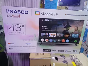 Nasco 43 Inch Frameless Smart Android Google Tv (Nas-B43fbfl-G)