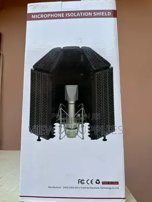5 Panel Surrounded Microphone Recording Sound Enclosure Noise Burner