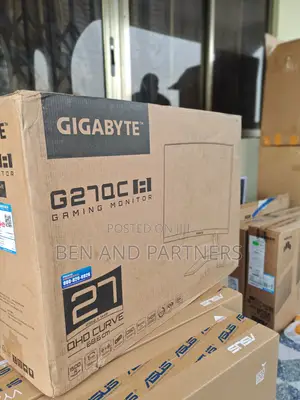 Gigabyte 27”, Curved, 165hz, 1ms, HDR Gaming Monitor