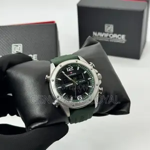 Naviforce Analog And Digital Watch With Rubber/Silicone Strap Watch